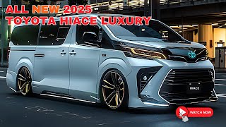 First Look All New 20252026 Toyota HiAce  The Most Luxury Van [upl. by Anerat]