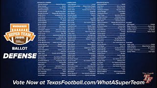 The 2023 Whataburger Super Team Ballot [upl. by Hurless]