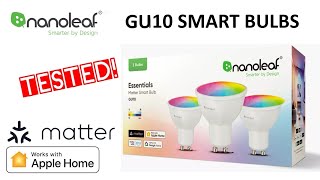 Nanoleaf Essentials GU10 smart bulbs HomeKit [upl. by Shell]