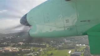 Widerøe Dash 8100 Hammerfest  Tromsø Take off amp Landing HD [upl. by Baerman]