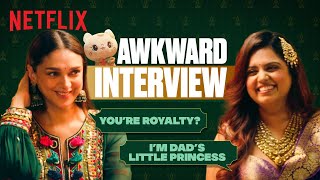 Aditi Rao Hydari amp aishmrj AWKWARD INTERVIEWS Heeramandi amp Sanjay Leela Bhansali 👀 [upl. by Esinek]