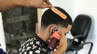 TÉCNICA INFALÍVEL PARA INICIANTES 🤯💈PASSO a PASSO COMPLETO CORTE AMERICANO 🇺🇸📚 Neno do Corte [upl. by Schiro922]