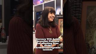 Severine Pineaux really enjoyed the Sorcery TCG Arthurian Legends launch [upl. by Nwahshar]