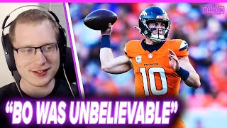 FalconsBroncos Reaction Bo Nix LIGHTS UP Atlanta Denver has CLEAR PATH to playoffs  PFS [upl. by Pearman]