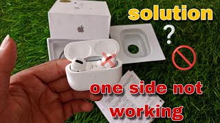 airpods pro one side not working solution in 3 tipsairpodspro 🚫❔❔ [upl. by Suirtimid]