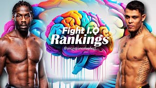 Fight IQ Rankings For UFC Fight Night Jared Cannonier vs Caio Borralho [upl. by Raycher]