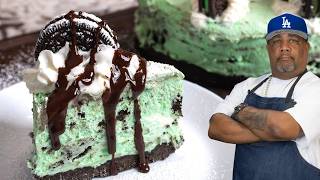 No Bake Mint Oreo Cheesecake Treat [upl. by Lesh]