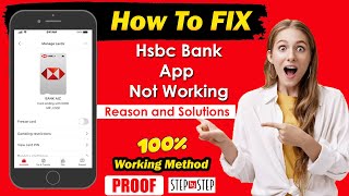 How to Fix HSBC App Not Working  HSBC app not opening  HSBC app issue [upl. by Aimal]