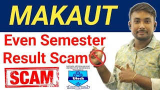 MAKAUT 2024 Even Semester Result Scam 🚫 Supply Year Back  Permanent Solution [upl. by Damon]