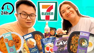 24 JAM MAKAN MAKANAN 7 Eleven Singapura🇸🇬 [upl. by Babbette]