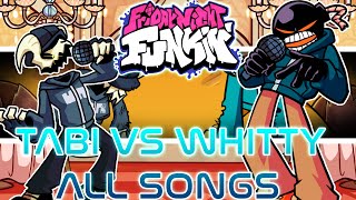 Tabi Vs Whitty All Songs Demo  Vs Tabi Mod [upl. by Kilam]