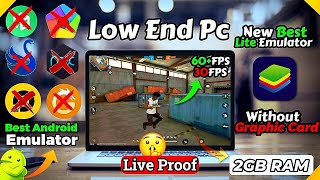 BLUESTACKS 5 BEST VERSION FOR LOW END PC  2GB RAM NO GRAPHIC CARD  BLUESTACKS LITE FOR FREE FIRE [upl. by Vivyanne261]