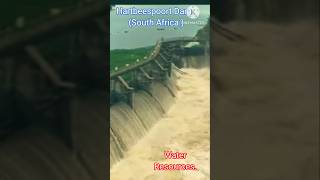 Spillway Overflow of Hartbeespoort dam of South Africa viral nature Waterfall damview dnb [upl. by Yelra]