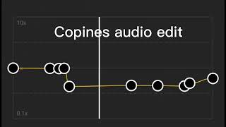 Copines audio edit  Audio edit for copines song copines audioedit copinesedit [upl. by Brade]