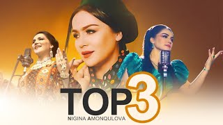 Nigina Amonqulova   Top 3 Music Videos [upl. by Backer]