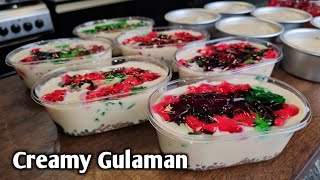 Creamy Gulaman Dessert Idea Recipe Madiskarteng Nanay by mhelchoice [upl. by Eahsan30]