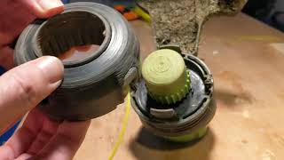 How to Restring a 60 Volt Greenworks Pro String Trimmer [upl. by Suoicerpal122]