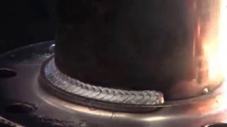 Carbon Steel Pipe MIG Welding penmfgcom [upl. by Maida]