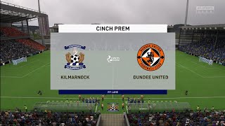 FIFA 23  Kilmarnock vs Dundee United  Cinch Premiership  Gameplay [upl. by Roumell]