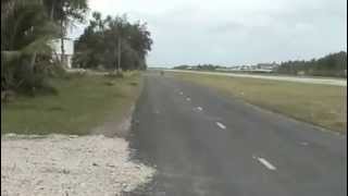 Funafuti Airport Runway in Tuvalu  Feb 2003 [upl. by Whatley]