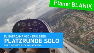 SEGELFLIEGEN Fliegerlager Oschersleben 2023  Alleinflug  Blanik [upl. by Fineberg801]