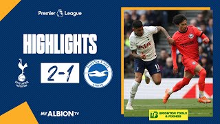 PL Highlights Spurs 2 Albion 1 [upl. by Remliw452]