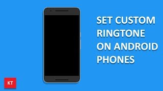 How to set a custom ringtone on your android phone song as ringtone [upl. by Dnomasor]