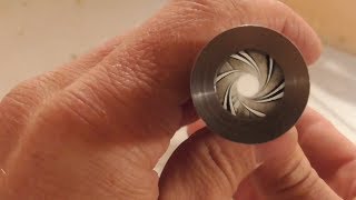 Helical Machining Rifling with the Norris Chuck TIS094 [upl. by Enorej]