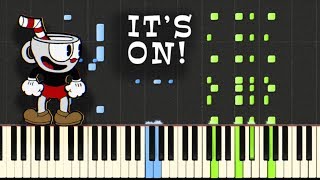 Cuphead  Inkwell Isle 3 Piano Synthesia Piano Tutorial [upl. by Nareik]