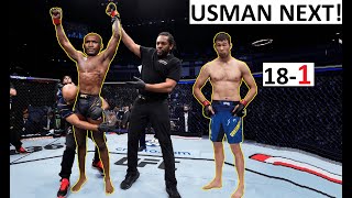 Belal Out Kamaru Usman vs Shavkat Rakhmonov For The Interim Title Next [upl. by Gudrin]