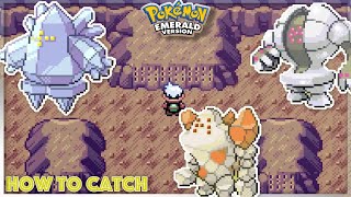 Pokémon Emerald  How to Catch Regice Registeel amp Regirock [upl. by Sidonnie]