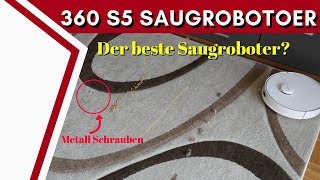 360 S5  Der beste Saugroboter Im Test DEUTSCH [upl. by Asirb]