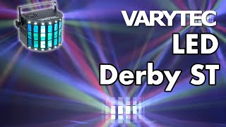 Varytec LED Derby ST  its strobes and beams will make your party great again [upl. by Oicam]