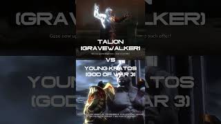 Talion Vs Young Kratos [upl. by Hebe]