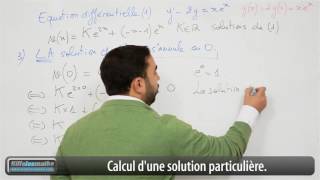 Équations différentielles Exercice corrigé 4 Question 55 [upl. by Arim]