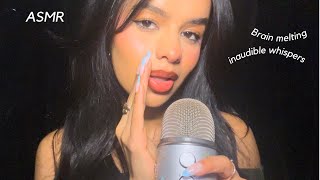 ASMR Inaudible Whispering  Mouth Sounds 😴 Sooo Tingly [upl. by Eiboh989]