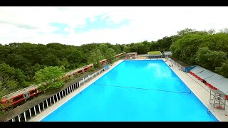 The Big Splash at Tooting Bec Lido  Wandsworth [upl. by Harlene]