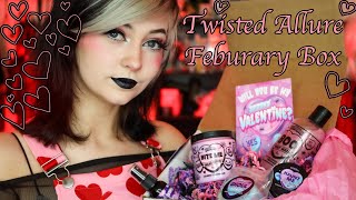 Twisted Allure Monthly Subscription unboxing  February s Box [upl. by Alyakam455]