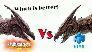 SH MonsterArts Rodan Vs Hiya Toys Rodan Double Review Godzilla Review [upl. by Einalam]