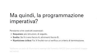 02 Programmazione imperativa e ad oggetti  03 Algoritmi e strutture dati [upl. by Attah]