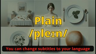 Plain meaning with 5 examples [upl. by Brawley]