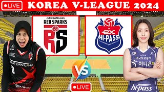 🔴LIVE RED SPARKS VS HI PASS  KLEAGUE KOREA VOLLEYBALL  LIVE SCORE NOW RED SPARKS VS HI PASS [upl. by Nayhr]