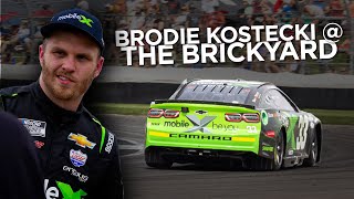 Brodie Kostecki’s NASCAR debut two years in the making  Verizon 200 Indianapolis [upl. by Ahsyek]