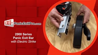 How To Use 2000 Series Panic Bar with Electric Strike [upl. by Sabino]