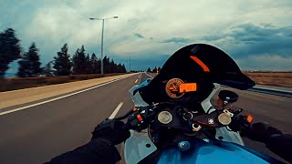 Crazy highway ride  SUZUKI GSXR 1000 L1  ACCELERATION  TOP SPEED  BROCKS QUICKSHIFTER 4K [upl. by Rivard143]