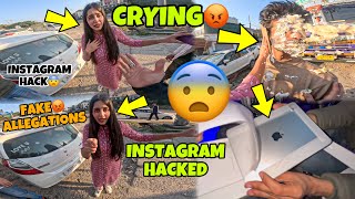 HACKED INSTAGRAM😡 FAKE ALLEGATIONS  Zeenat Crying Badly  Preparation for Ladakh Ride [upl. by Mar558]