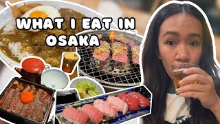 Ultimate Osaka Food Tour What I Eat in Japan  May 2024 [upl. by Airahs306]