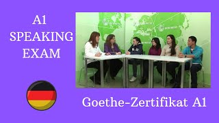 German A1 Speaking Exam  GoetheZertifikat A1 [upl. by Flower]