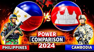 quotMilitary Power Comparison Philippines vs Cambodia 2024  Which Country Dominates Southeast Asiaquot [upl. by Navoj672]