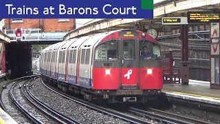 London Underground District And Piccadilly Line Trains At Barons Court [upl. by Fafa29]